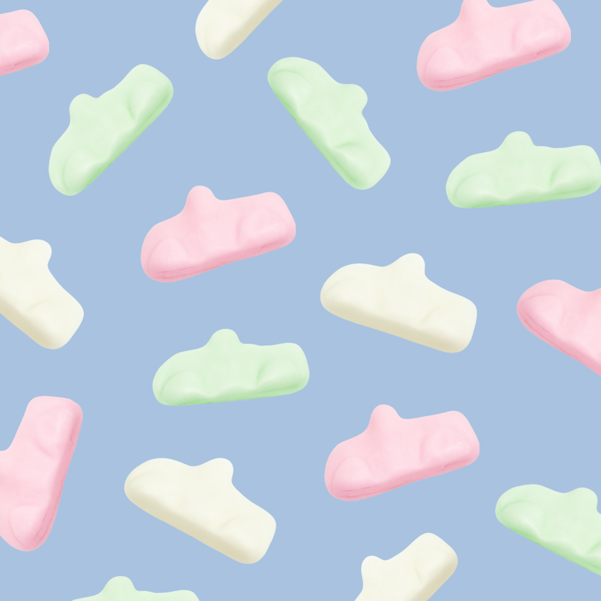Flat Lay Ahlgrens Bilar Limousines Swedish Pick and Mix Candy