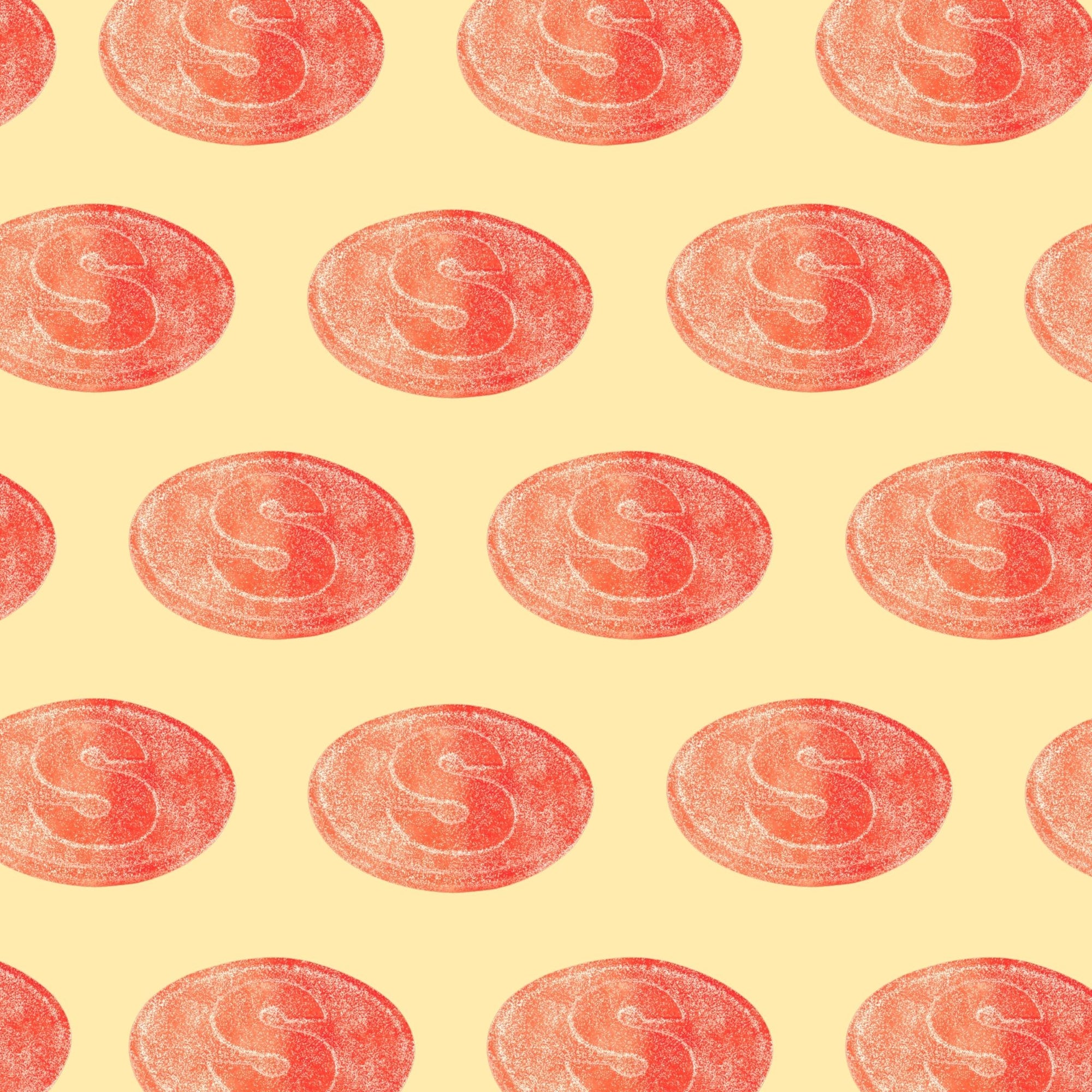 S Mark Sour Peach Swedish Candy Group