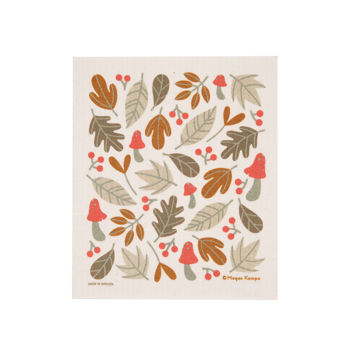 Swedish Dishcloth - MK Fall Leaves
