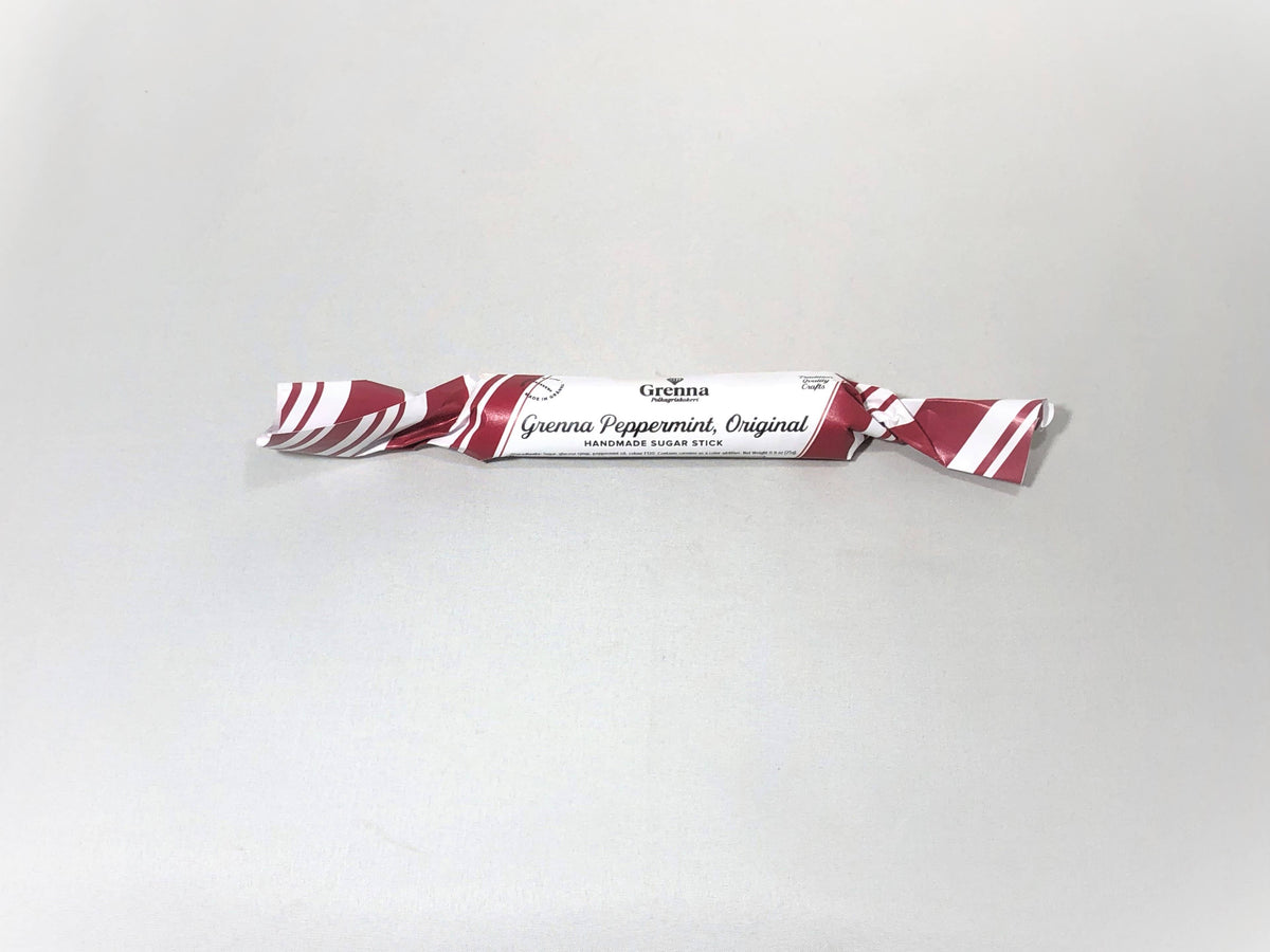 Small Polkagris (Peppermint) Candy Stick