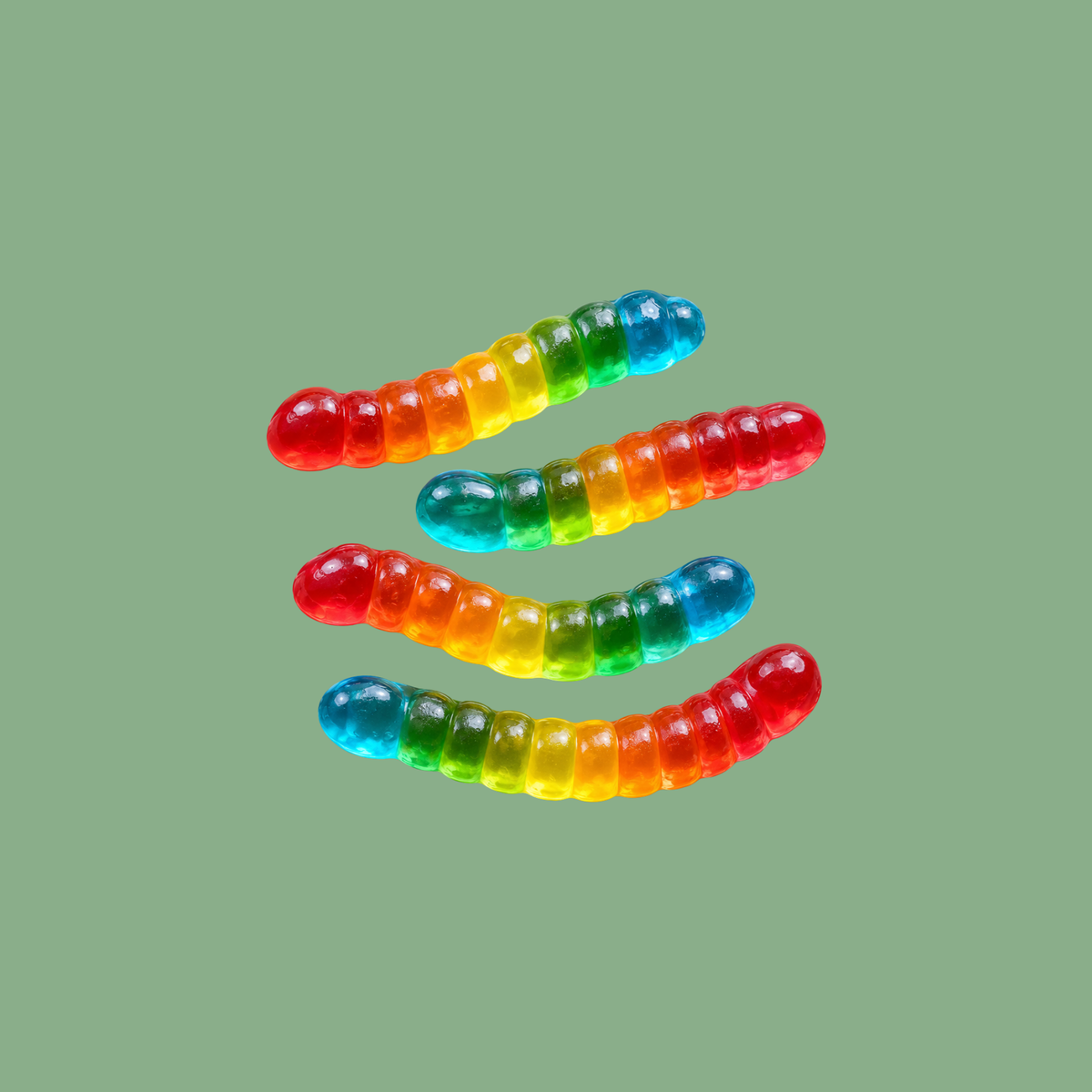 Haribo Rainbow Worms