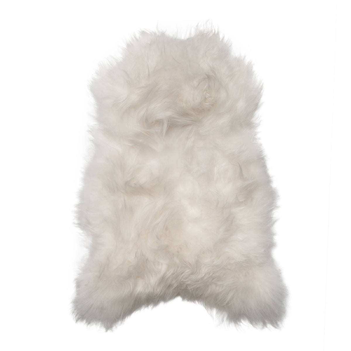 Icelandic Long Wool Sheepskin Rugs: Off-White
