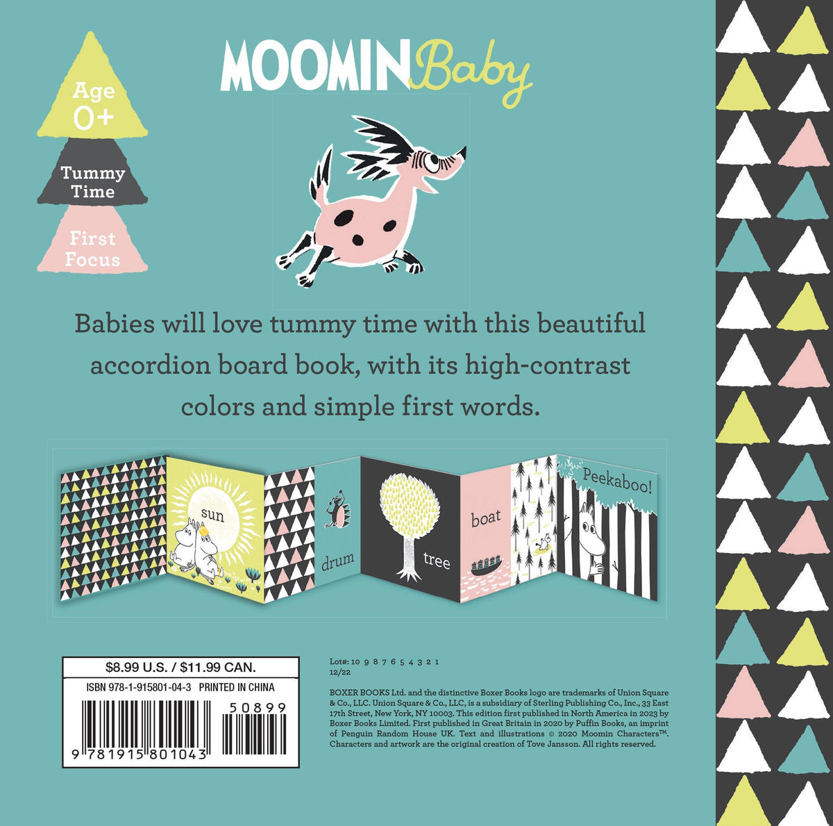 Moomin Words Tummy Time: Board Book