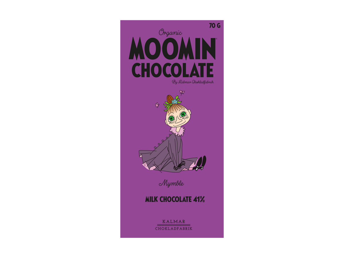 Organic Moomin Chocolate Mymble – Natural milk chocolate 41%