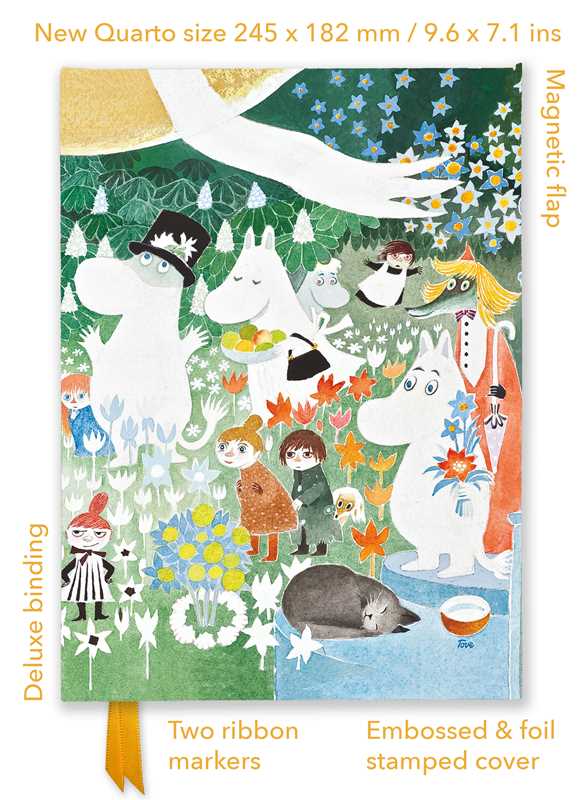Moomin: Dangerous Journey (Foiled Quarto Journal) by: Notebook / blank book; 128 pages / English