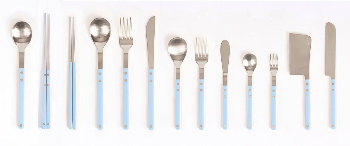 Bogen Sentier Satin Flatware: Sky