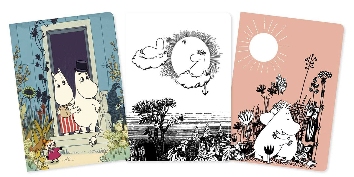 Moomin Set of 3 Standard Notebooks by: Notebook / blank book; 64 pages / English