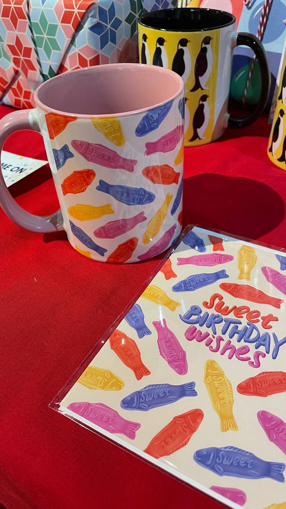Swedish Fish Sweet Birthday Wishes Card