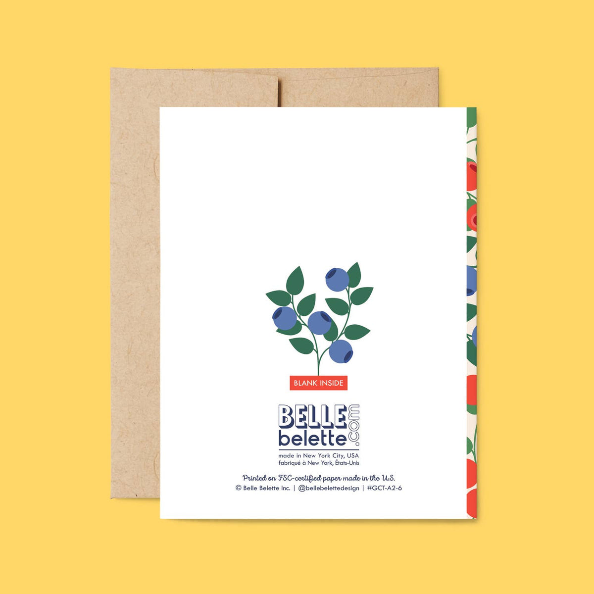 Thank You Berry Much - Botanical Berries Card