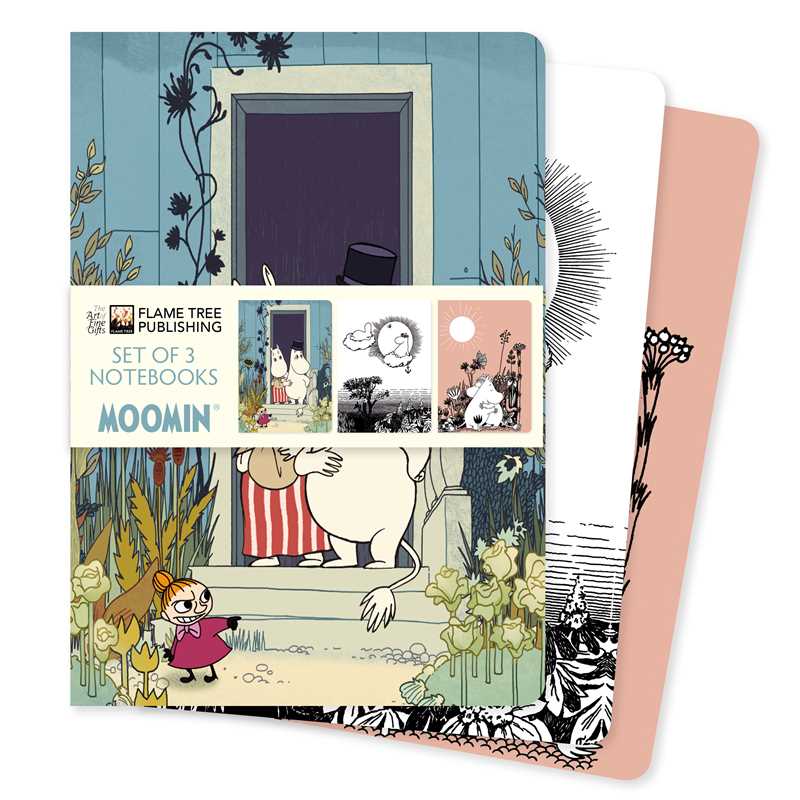 Moomin Set of 3 Standard Notebooks by: Notebook / blank book; 64 pages / English