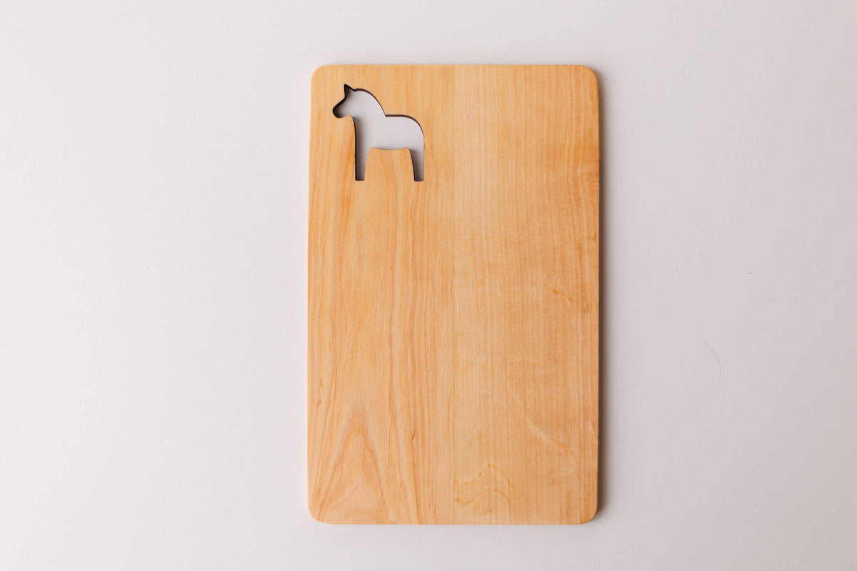 Alder Sandwich Board, Dala Horse