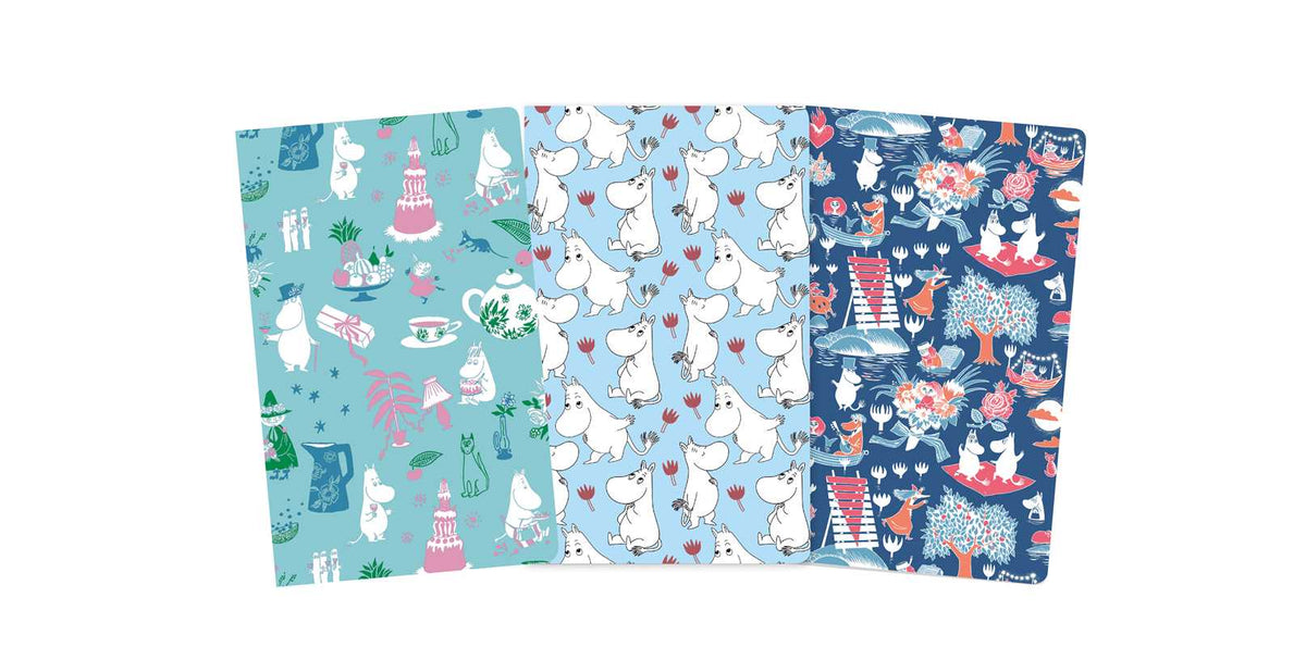 Moomin Classics Set of 3 Mini Notebooks by: Notebook / blank book; 64 pages / English