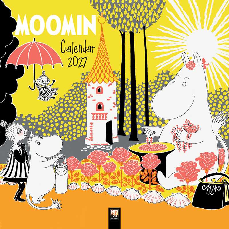 Moomin Wall Calendar 2027 (Art Calendar) by: Calendar; 12 pages / English