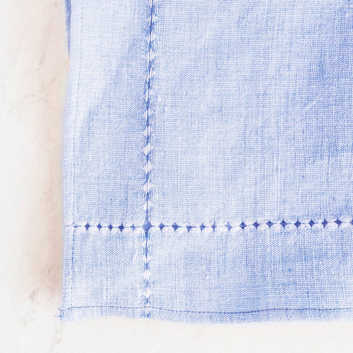 Pulled Cotton Napkin: Blue