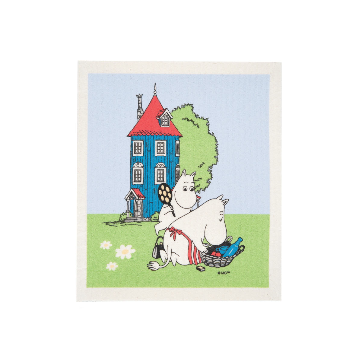 Swedish Dishcloth - Moomin, Summer