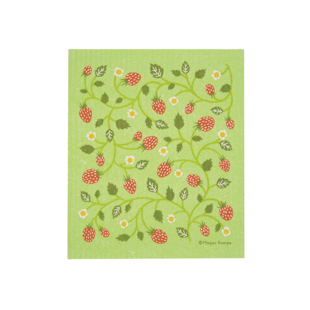 Swedish Dishcloth - MK Strawberry Patch