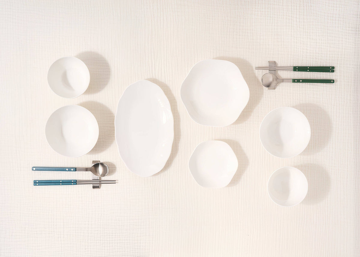 Bogen Sentier Satin Flatware: Sky