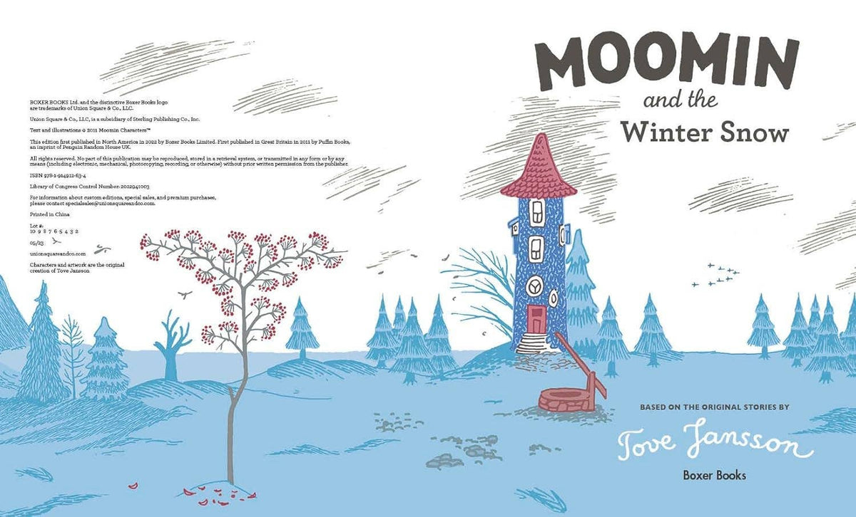 Moomin and the Winter Snow: Paper Over Board