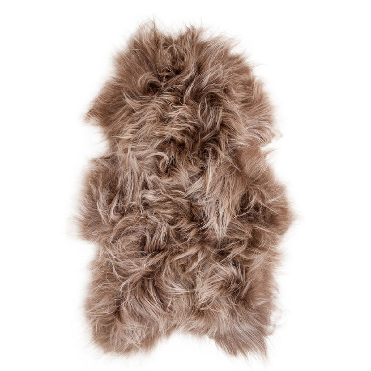 Icelandic Long Wool Sheepskin Rugs: Off-White