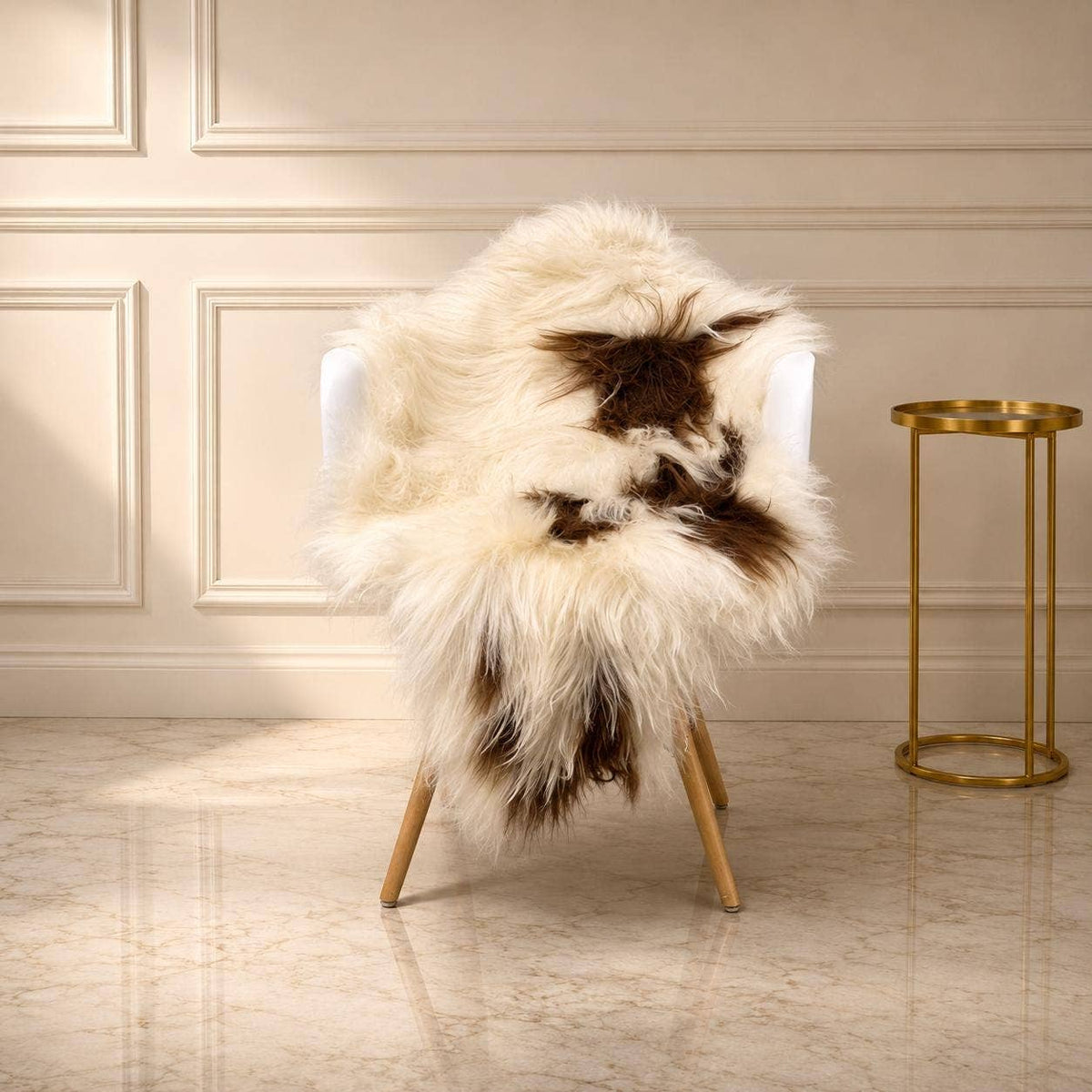 Icelandic Sheepskin Rug Scandinavian Home Decor #41