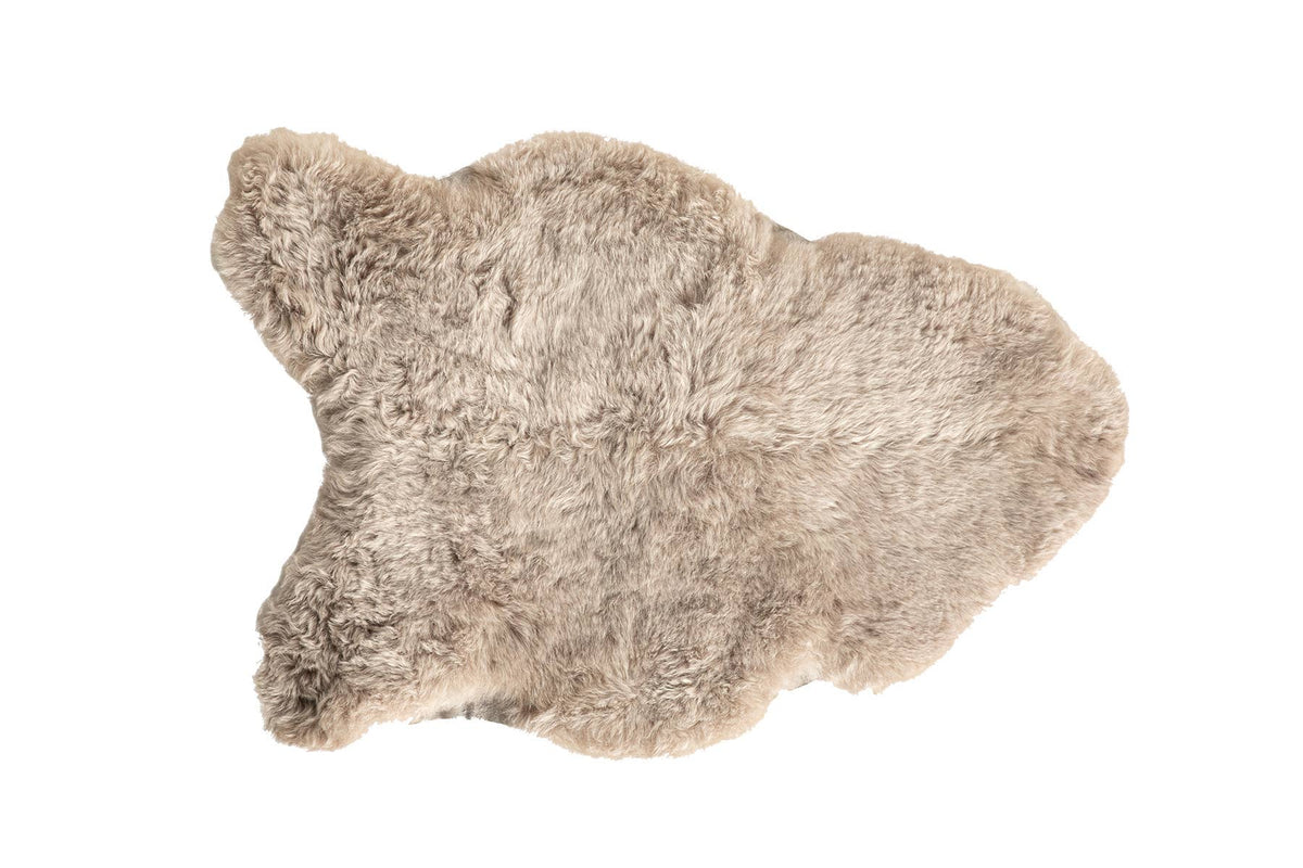 Icelandic Shorn Wool Sheepskin Pelts: Natural White