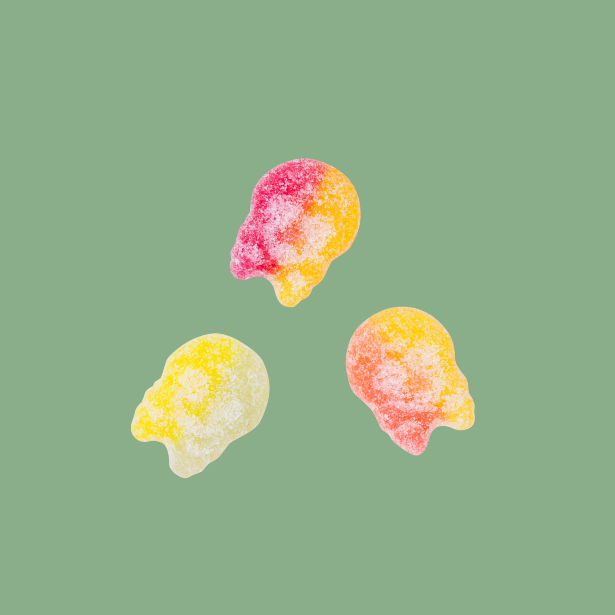 BUBS Mini Sour Skulls