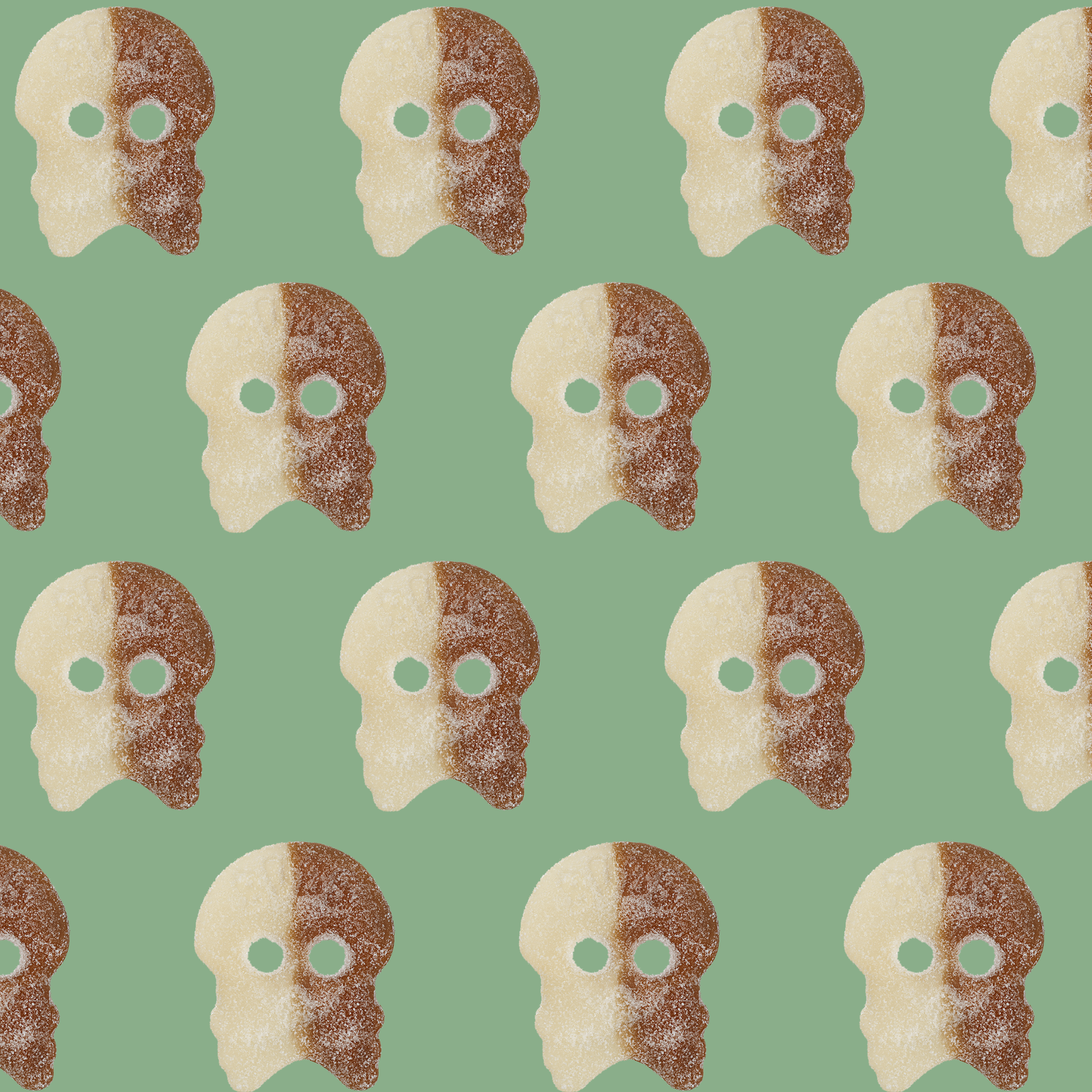 Bubs Mini Cola Sour Skulls