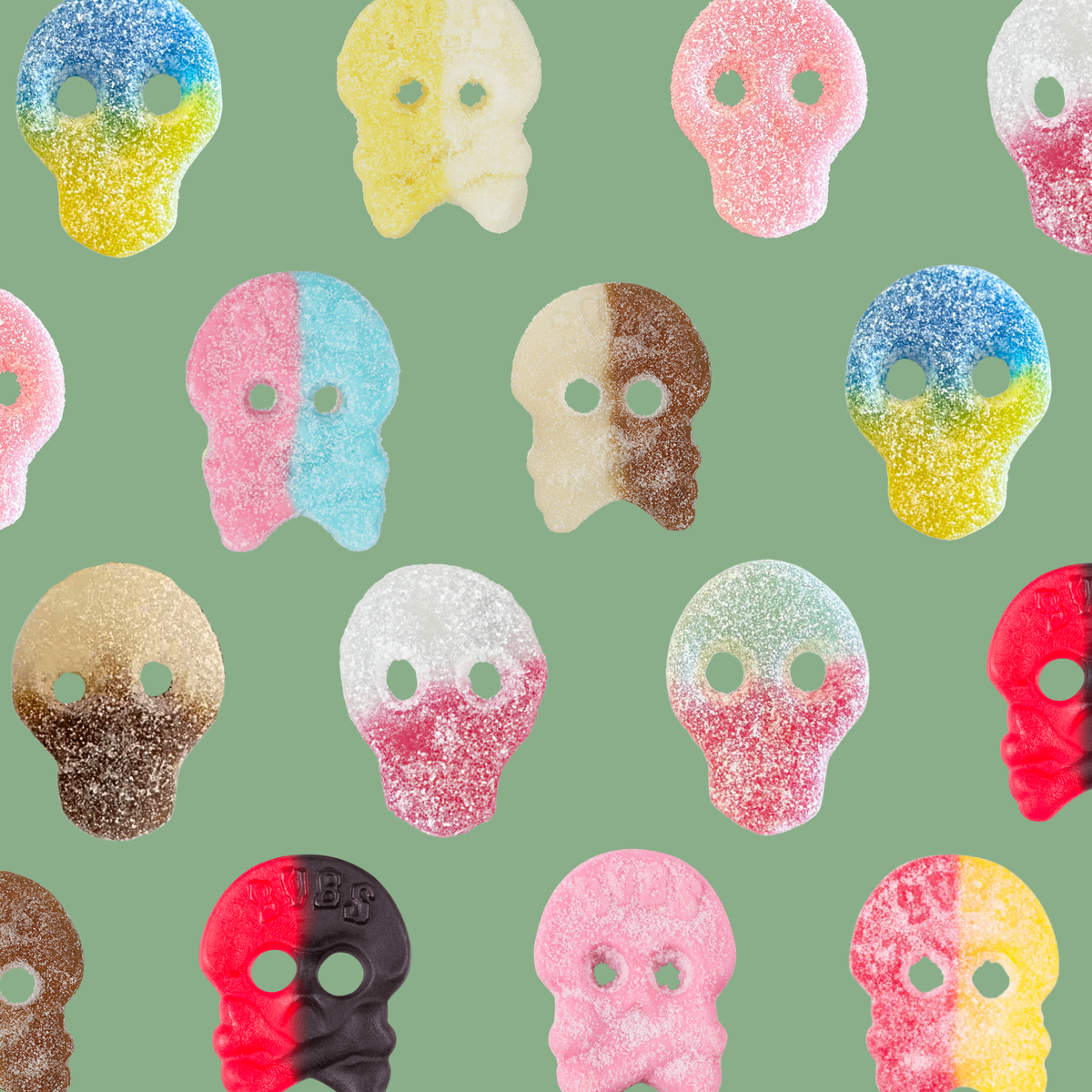 Halloween Skulls Pack 1lb Mix