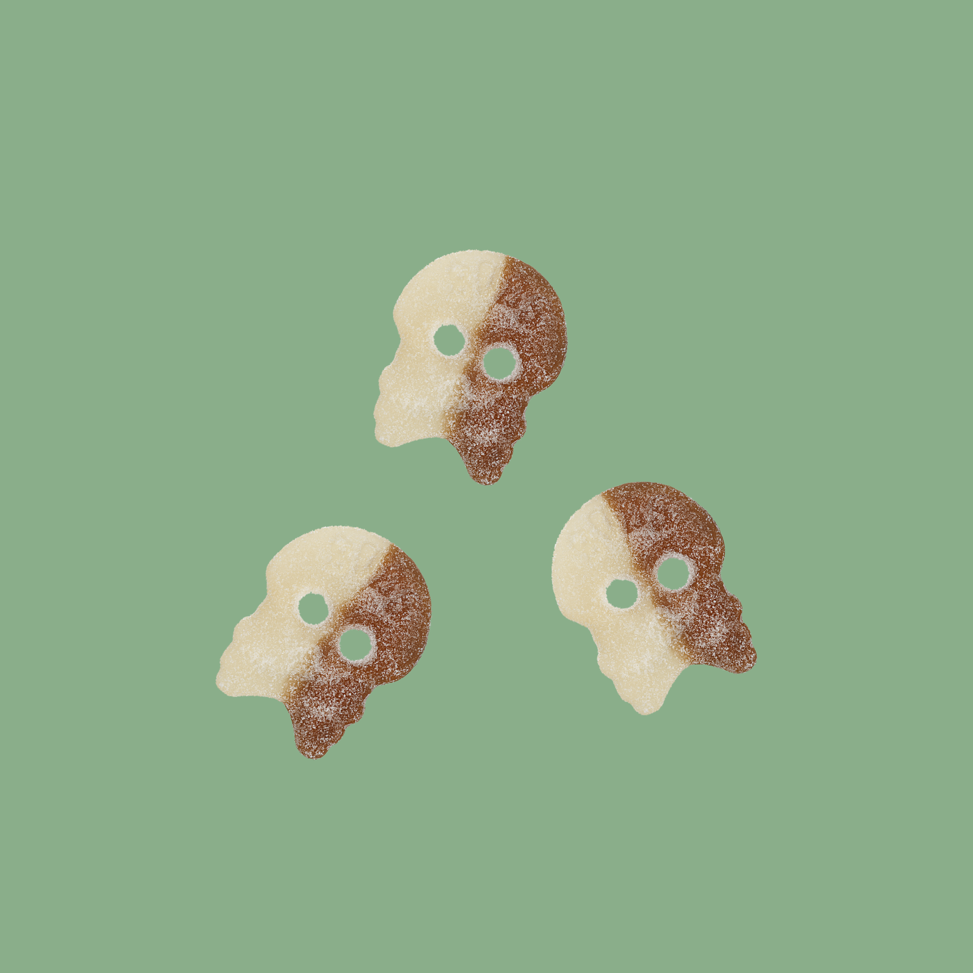 Bubs Mini Cola Sour Skulls