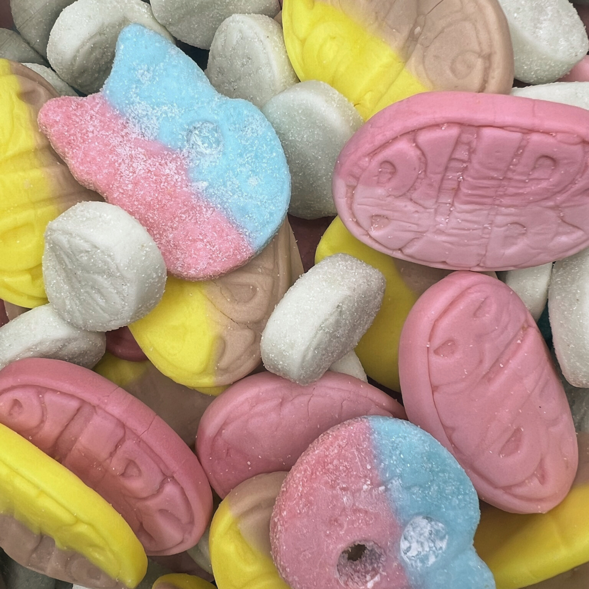 Bubs Swedish Candy Closeup Shot