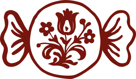 Lilla Swedish Candy Icon - Cottage Red 