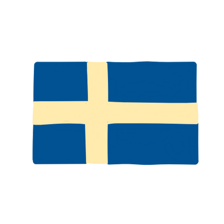 Lilla Swedish Candy Flag