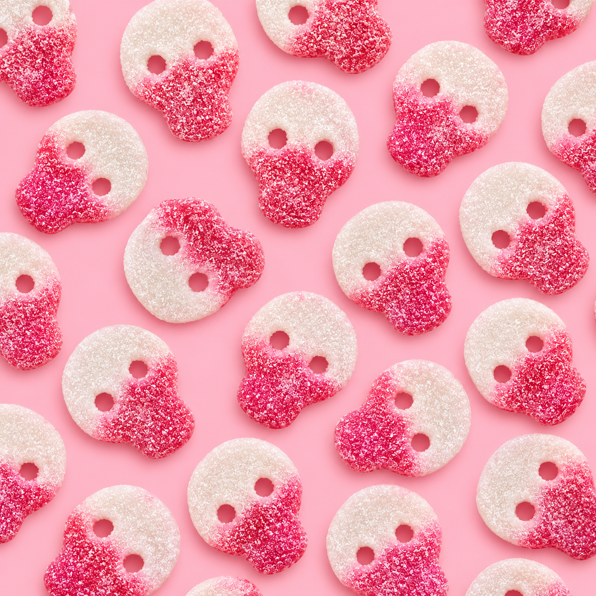 Vegan Strawberry Skulls