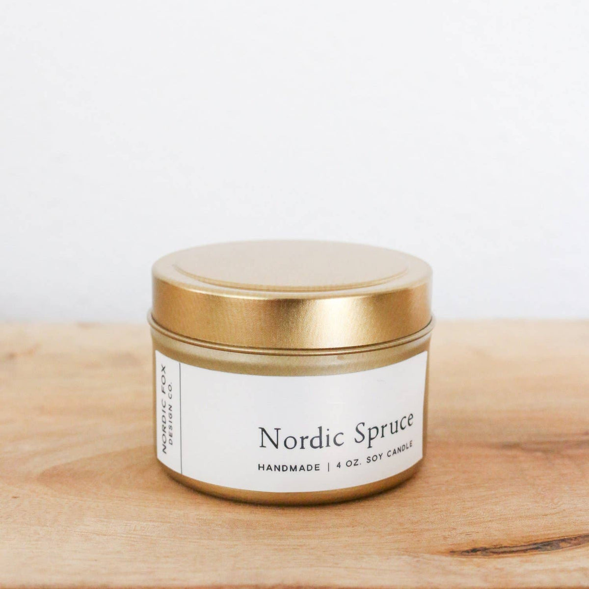 Nordic Spruce Handmade Soy Candle: 8 oz. Jar