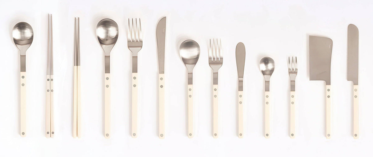 Bogen Sentier Satin Flatware: Vanilla