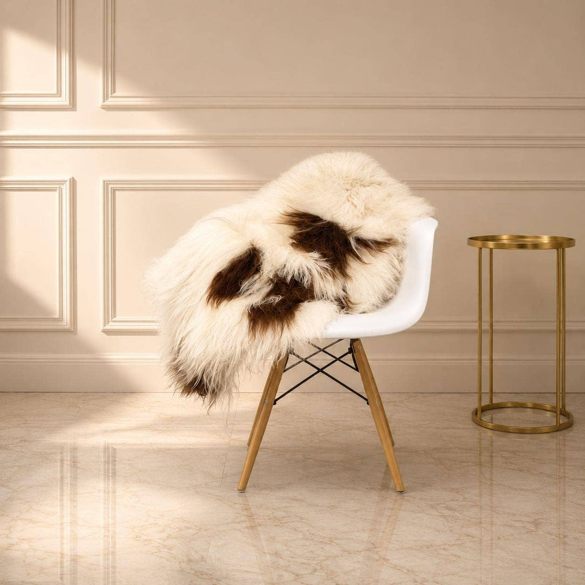 Icelandic Sheepskin Rug Scandinavian Home Decor #41