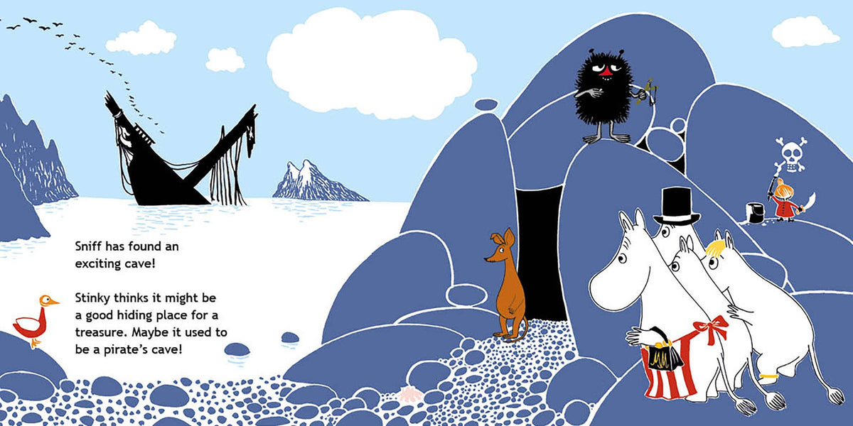 Moominvalley Friends at the Seaside: Board Book