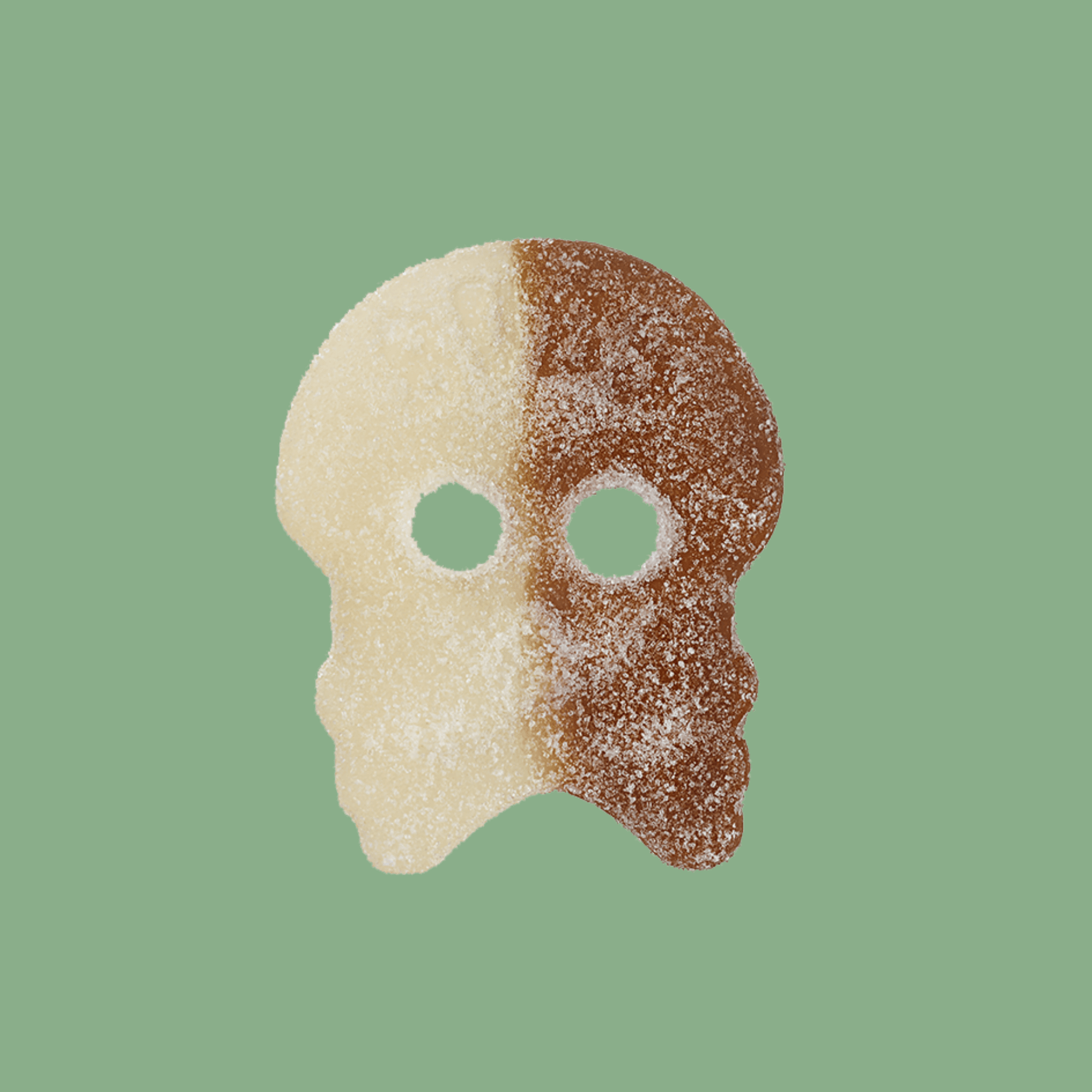 BUBS Cola Sour Skulls Swedish Candy Individual