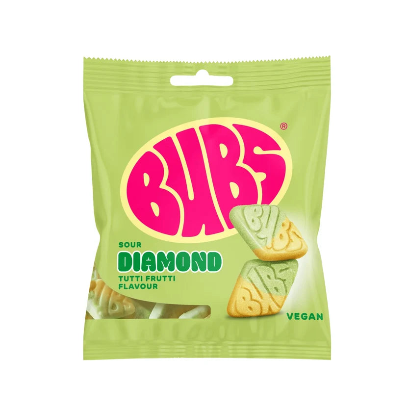 BUBS Tutti Frutti Diamond 155g Bags