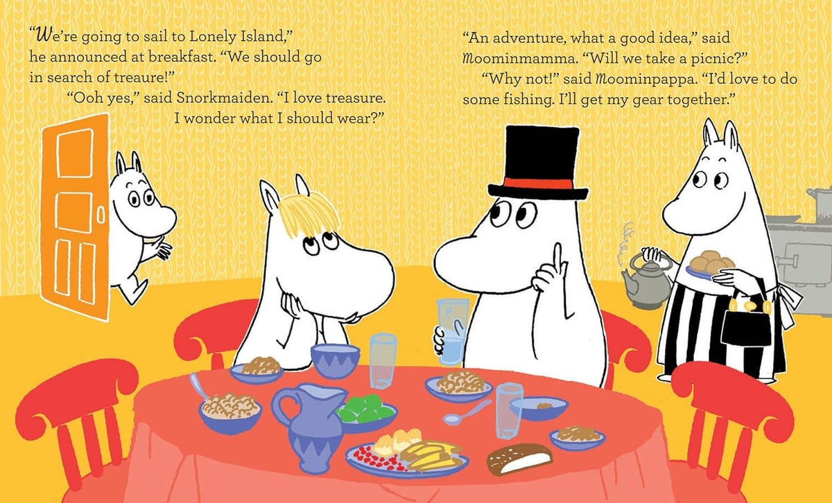 Moomin and the Moonlight Adventure by Tove Jansson: Paper Over Board
