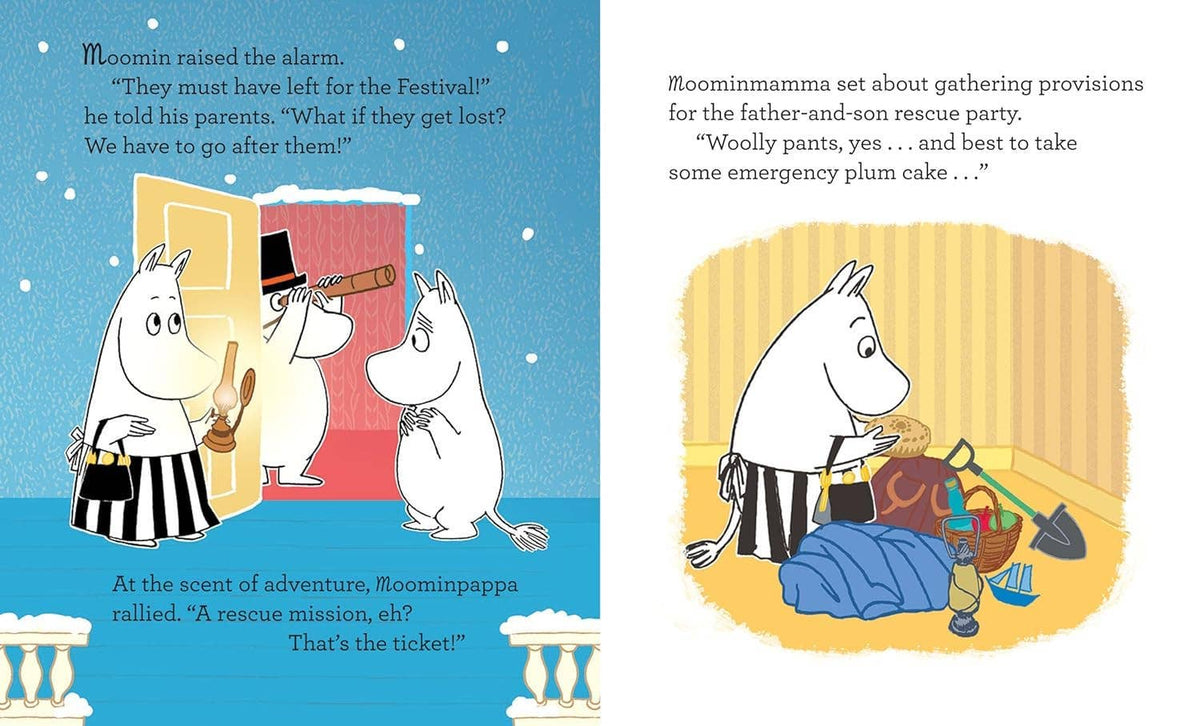 Moomin and the Ice Festival: Paper Over Board