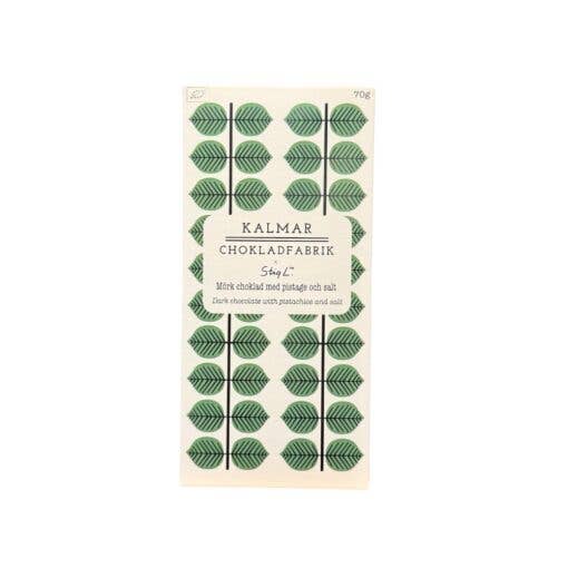 Kalmar – Dark chocolate 70% with pistachios and salt