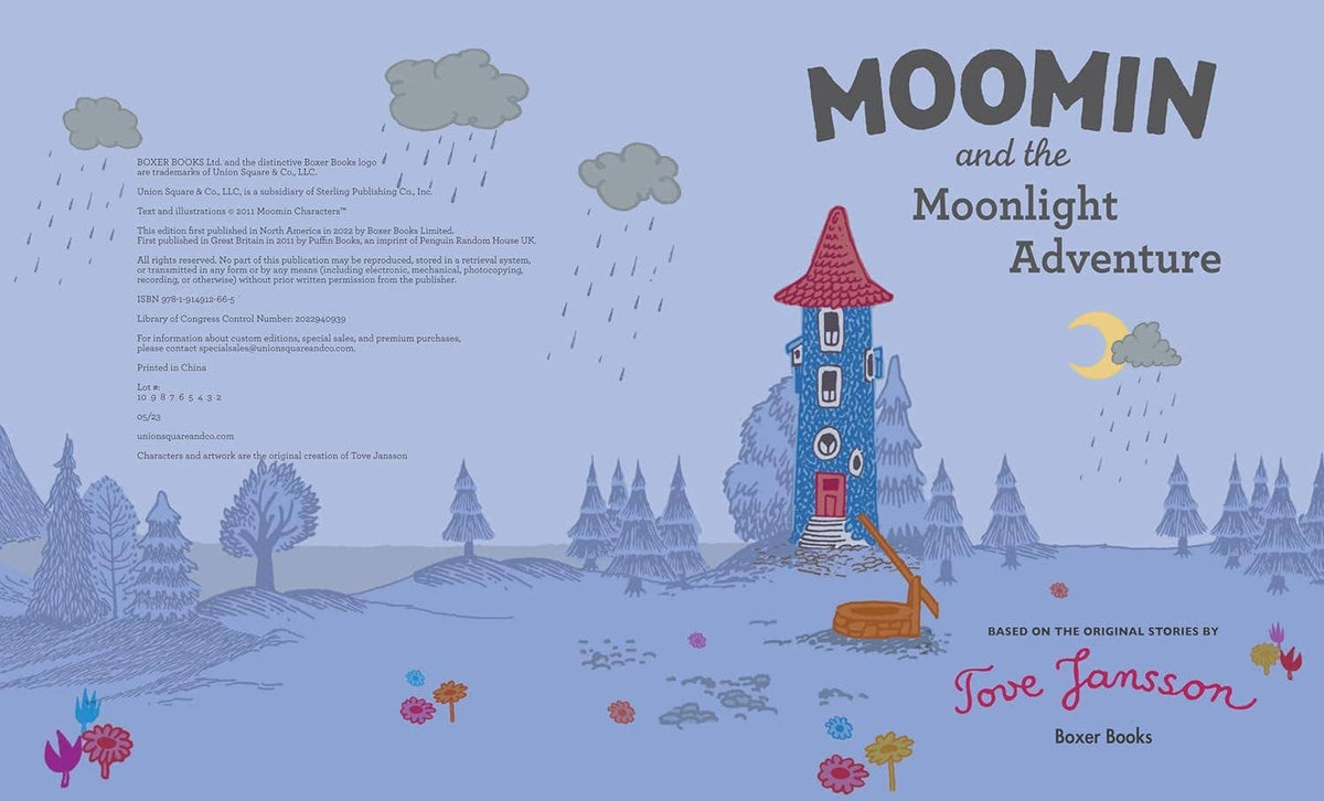 Moomin and the Moonlight Adventure by Tove Jansson: Paper Over Board