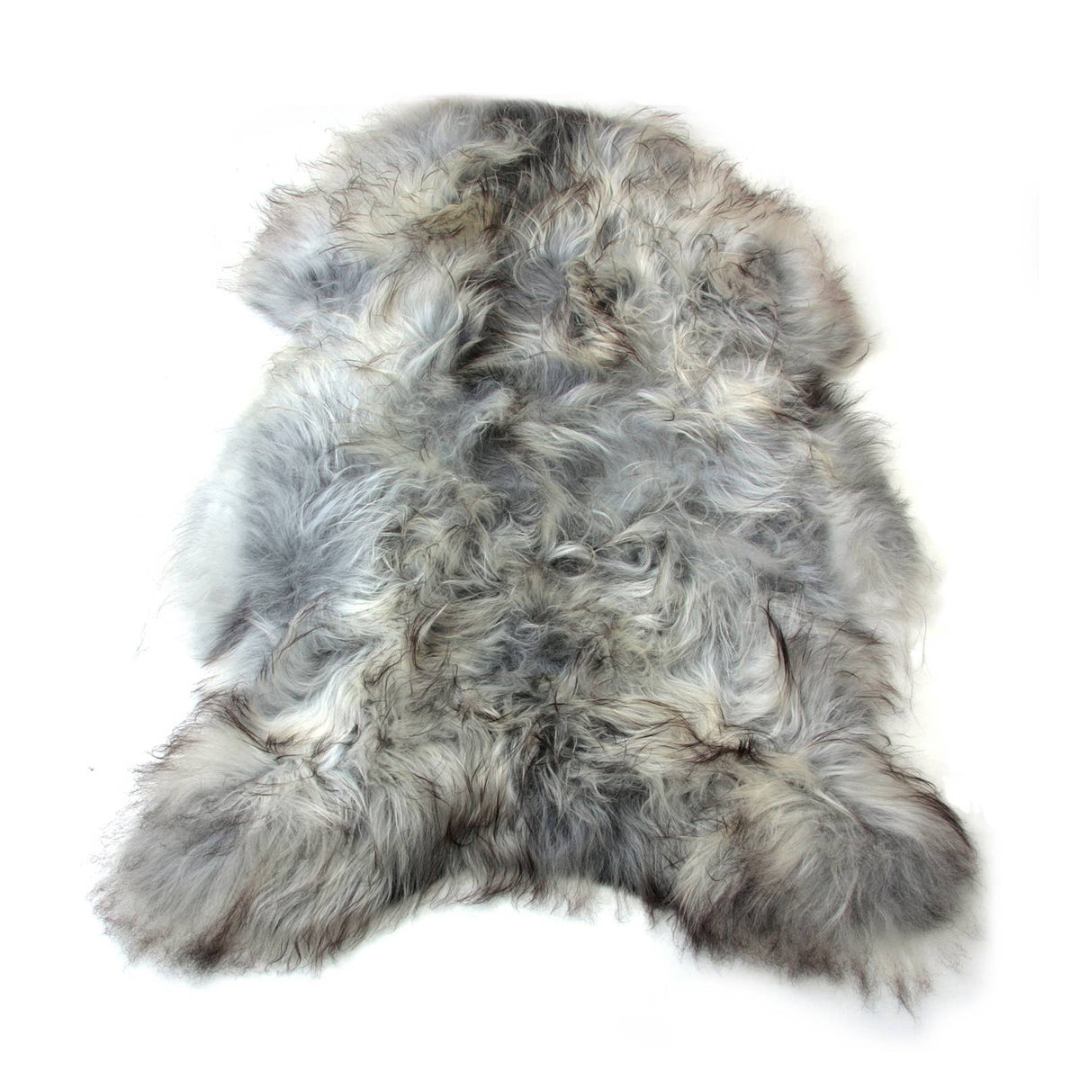 Icelandic Long Wool Sheepskin Rugs: Off-White