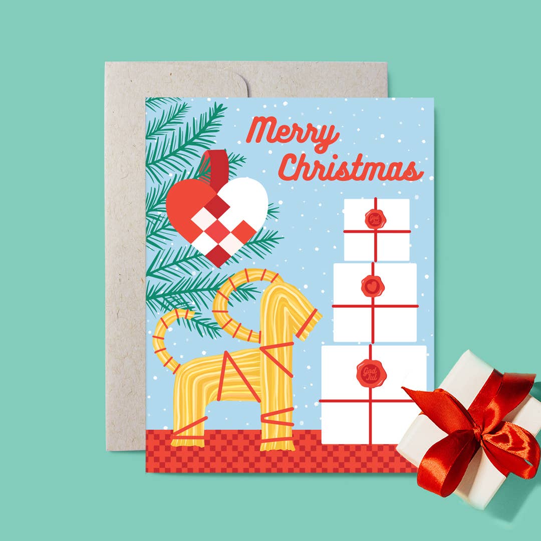 Swedish Holiday Christmas Card