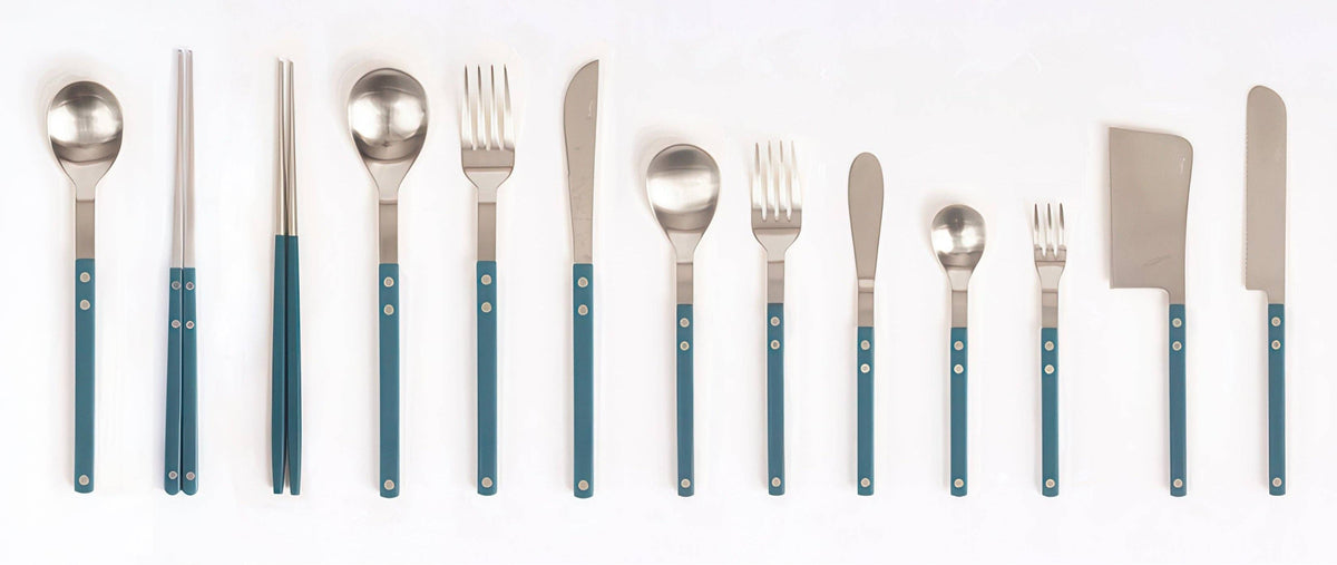 Bogen Sentier Satin Flatware: Sky