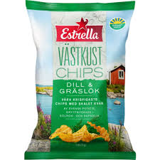 Västkustchips Dill & Gräslök (Dill & Chives)