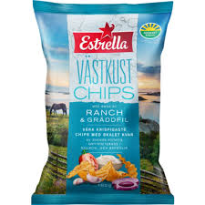 Västkustchips Ranch & Gräddfil (Ranch & Sour Cream)