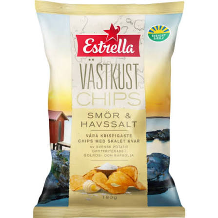 Västkustchips Smör & Halvsalt (Butter & Lightly Salted)