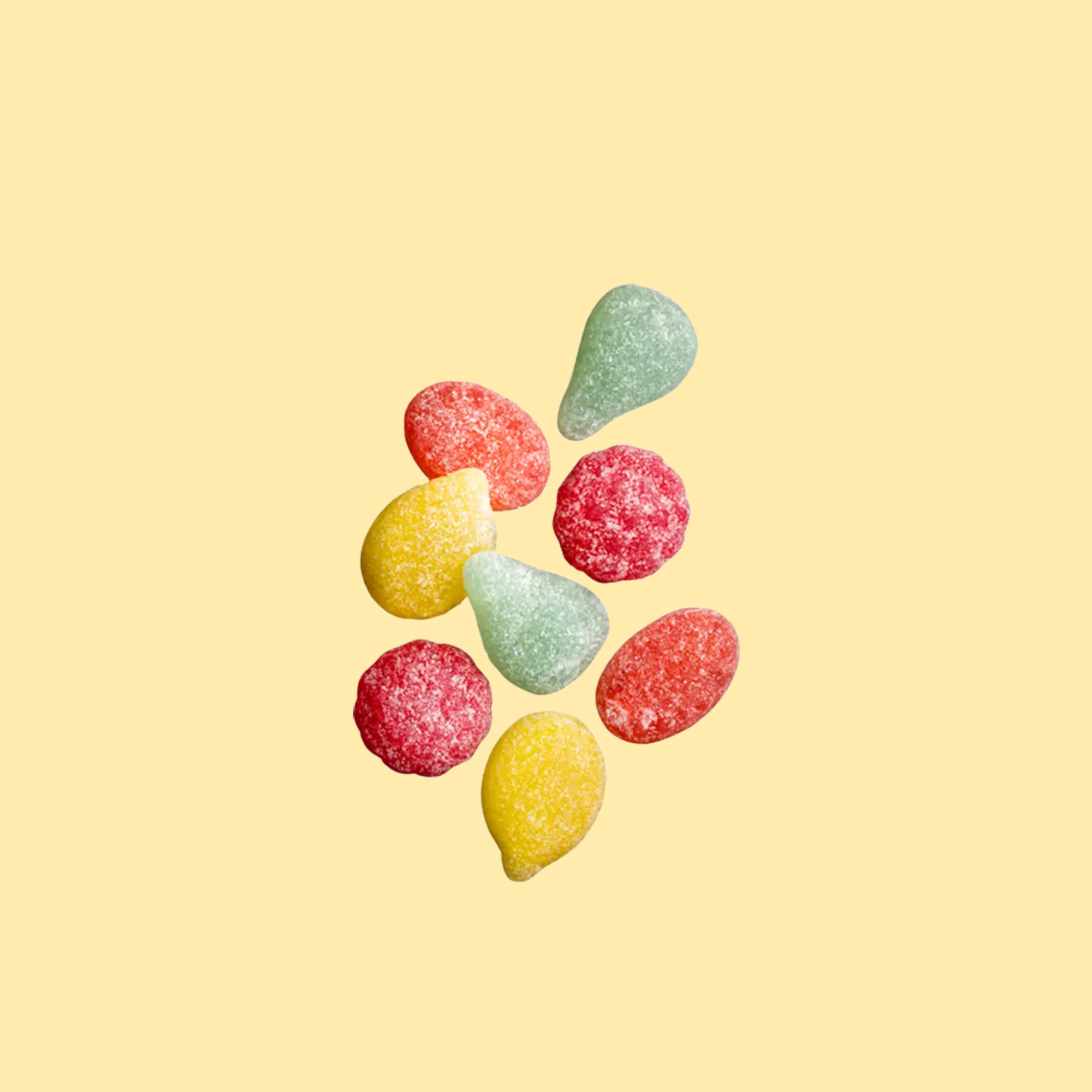singles of tutti frutti sour from fazer swedish candy mix